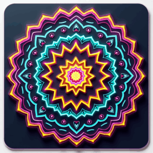 Mandalas & Rangoli - Sticker Sheet v42